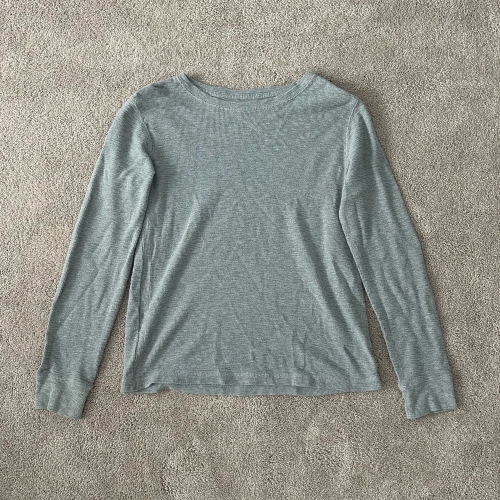 100% Cotton–Men’s Waffle-Knit Long Sleeve